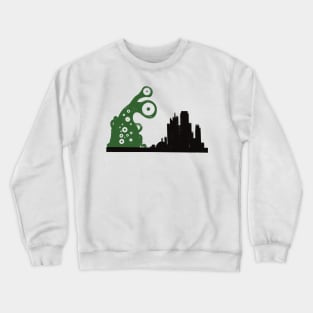 Giant many eyed blob Attack Crewneck Sweatshirt